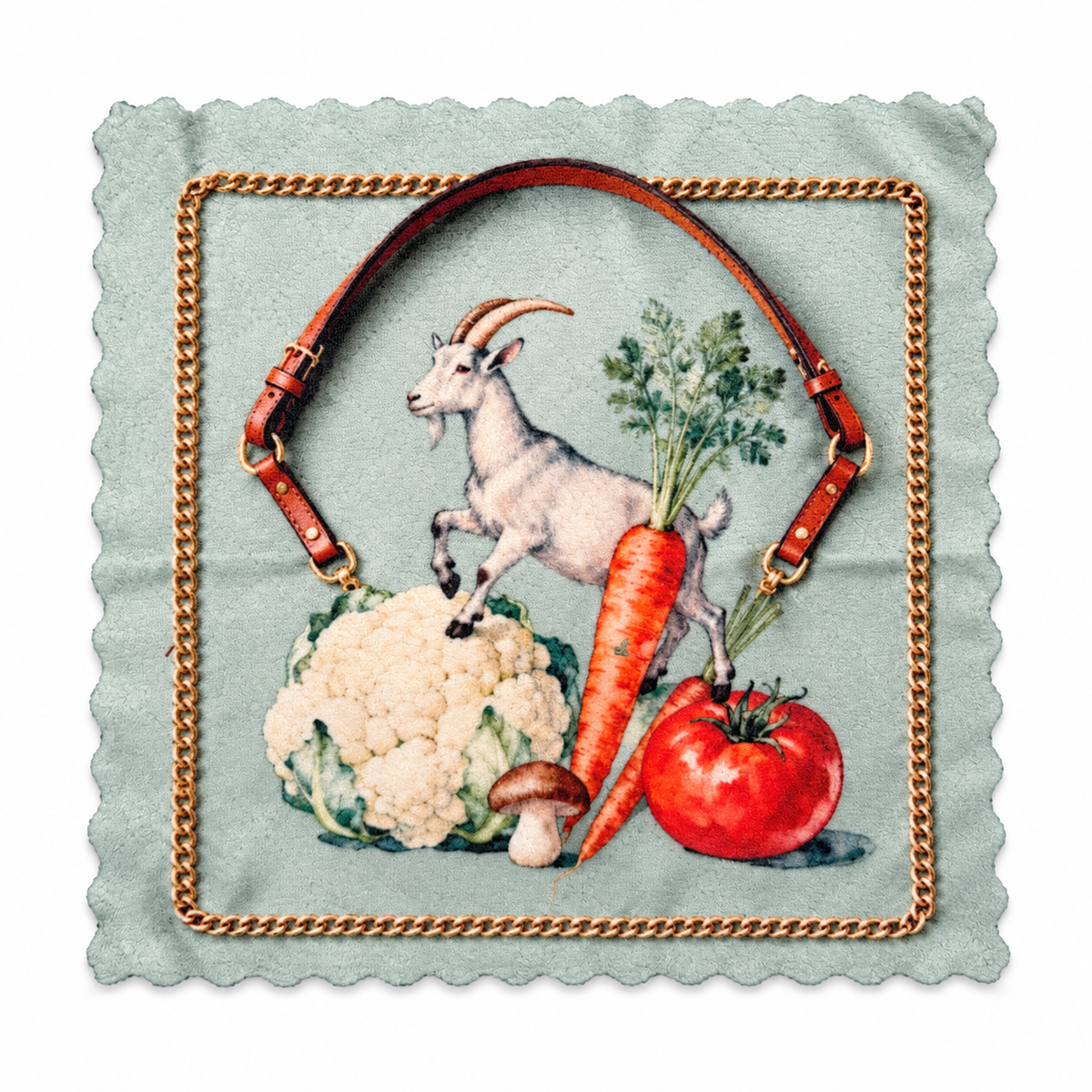 Emily's Putztuch – Goat & Garden