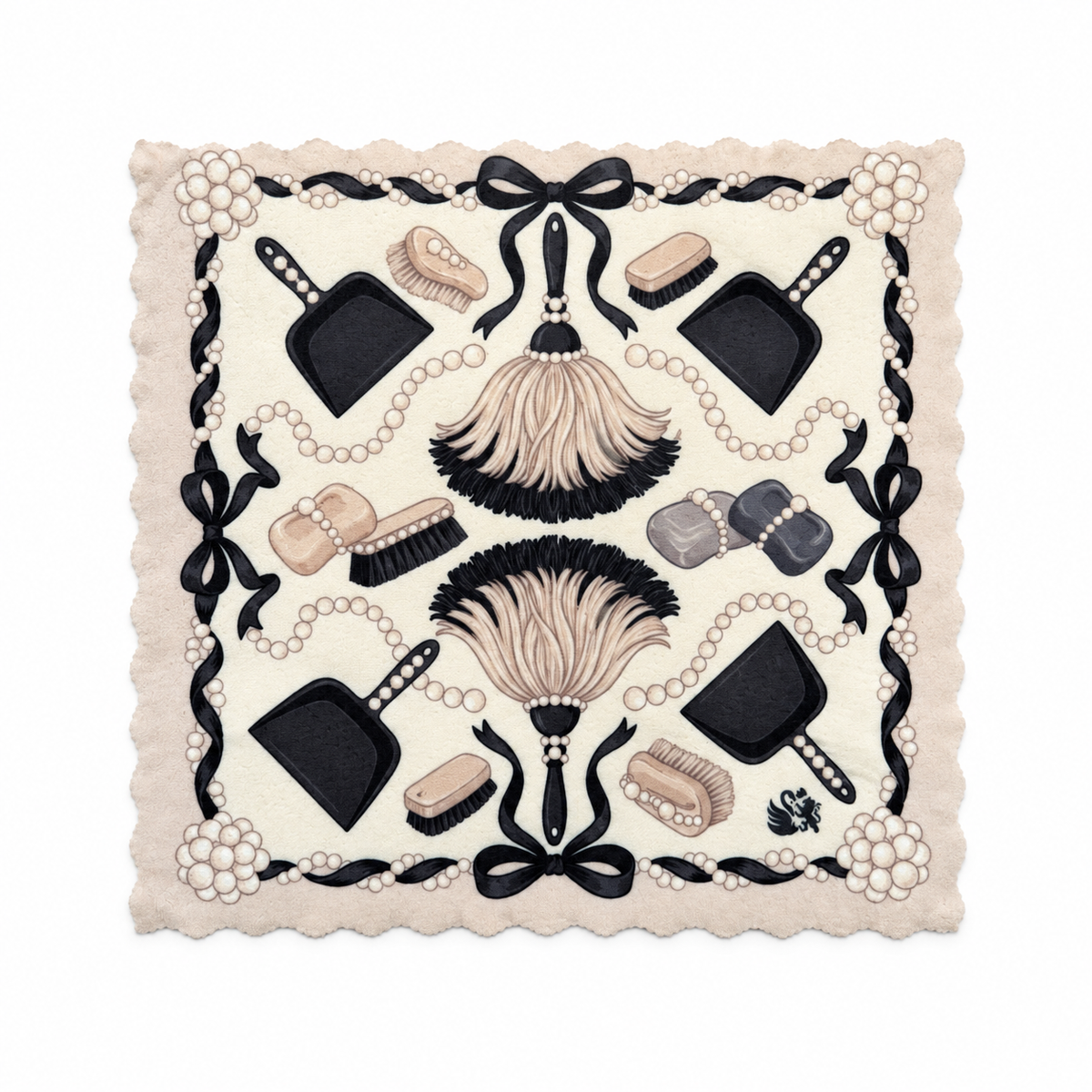 Emily's Putztuch Pearl Cleaning – Blush auf weissem Hintergrund