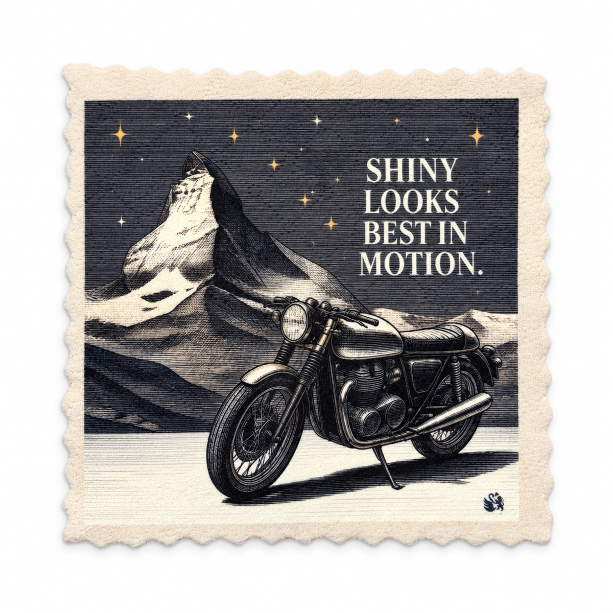 Emily's Putztuch – Shiny Looks Best in Motion – Matterhorn